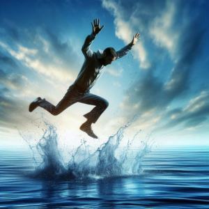 Could dreaming of falling into water indicate a fear of failure in personal relationships