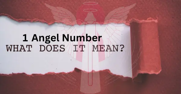 Angel Number 1 Meaning