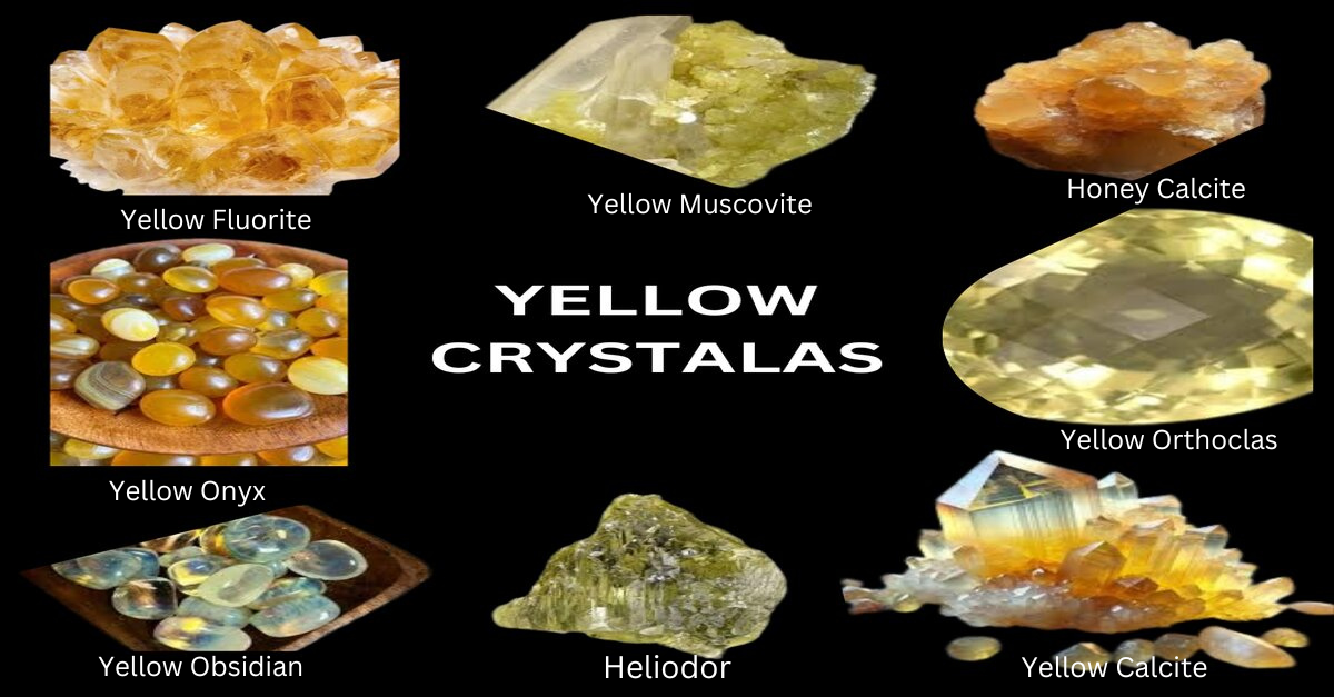 yellow crystals