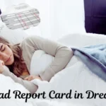 report card in dream