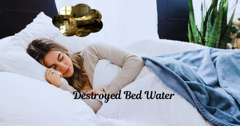 Destroyed Bed Water