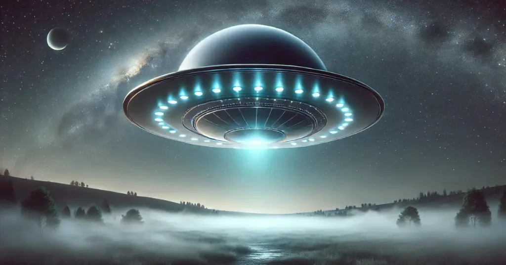 Circular UFO in a Dream
