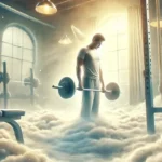 late husband lifting weights
